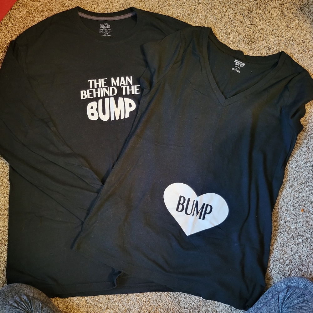 His & Hers Pregnancy Tees